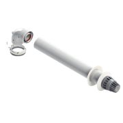 Дымоход коаксиальный Дн 60/100 L=1м с фл горизант для котлов Ariston Chaffoteaux FORMAT KIT07-610-100