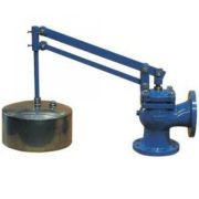 Кран поплавковый угловой чугун RF3240 Ду 100 Ру10 Tecofi RF3240-0100