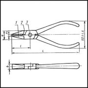 Плоскогубцы L=200мм ГОСТ 7814-0083