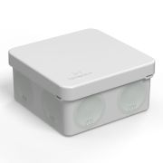 Коробка распределительная ОП для прямого монтажа двухкомпонентн. безгалогенная (HF) 80х80х40 Промрукав 60-0210