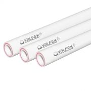 Труба PP-R бел арм стекловолокном Дн 20х3,4 Ру25 SDR6 Т<95С L=4м VALFEX 10106020