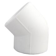 Угольник PP-R бел Дн 50х45гр VALFEX 10107050