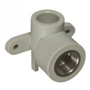 Угольник PP-R комбинированный сер ВР Дн 25х1/2