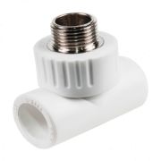 Тройник PP-R комбинированный бел НР Дн 32х1/2