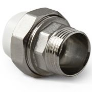 Муфта PP-R комбинированная разъемная сер НР Дн 25х3/4