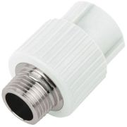 Муфта PP-R комбинированный бел НР Дн 20х3/4