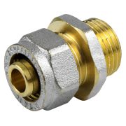 Муфта МП латунь никель 7001 Дн 16х1/2