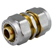 Муфта МП латунь никель 7003 Дн 26 обжим ГОСТ 32415-2013 Aquasfera 7003-03