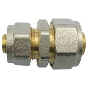 Муфта переходная МП латунь никель 7004 Дн 20х16 обжим ГОСТ 32415-2013 Aquasfera 7004-01