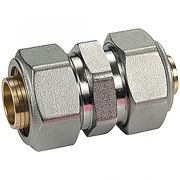 Муфта переходная МП латунь хром R566AM Дн 20х16 обжим Giacomini R566MX053
