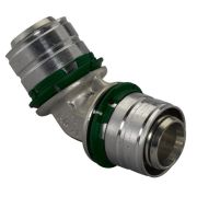 Угольник МП латунь MLC Дн 50х45гр пресс Uponor 1046914