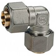 Угольник МП латунь R561AM Дн 18х90гр обжим Giacomini R561MX052