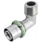 Угольник МП латунь Дн 16х1/2