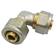 Угольник МП латунь никель 7005 Дн 26х90гр обжим ГОСТ 32415-2013 Aquasfera 7005-03