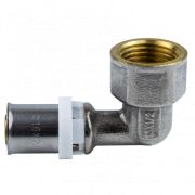 Угольник МП латунь никель 8007 Дн 32х1