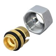 Переходник МП для PE-X латунь R179AM Дн 18х2,0х16 Ру10 обжим Giacomini R179MX015