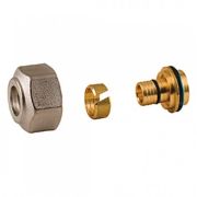 Переходник МП латунь R179 Дн 18х2,5х18 обжим Giacomini R179X082