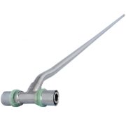 Тройник МП для подкл труб к радиатору латунь хром Дн 20 пресс L=300мм Comap 7130051153