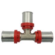 Тройник МП латунь никель 8009 Дн 16 пресс ГОСТ 32415-2013 Aquasfera 8009-01