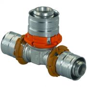 Тройник переходной МП латунь MLC Дн 32х16х32 пресс Uponor 1015053