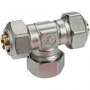 Тройник переходной МП латунь R565AM Дн 20х20х16 обжим Giacomini R565MX055