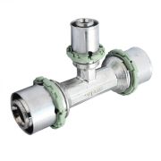 Тройник переходной МП латунь Дн 32х26х32 пресс Comap 733KJK