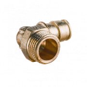 Угольник для PE-X латунь GX127 Дн 20х1/2