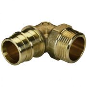 Угольник для PE-X латунь Дн 25х3/4