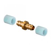 Муфта для PE-X латунь Q&E Дн 14 в/к кольца Uponor 1058659
