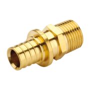 Муфта для PE-X латунь Дн 20х3/4