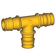 Тройник для PE-X латунь GX150 Дн 40 Giacomini GX150Y007