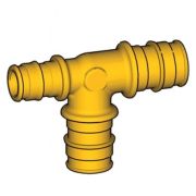 Тройник переходн для PE-X латунь GX151 Дн 20х20х16 Giacomini GX151Y016
