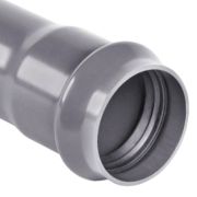 Труба НПВХ серый раструб SDR41 Дн 500х12,3 Ру6,3 напорн L=6м Хемкор