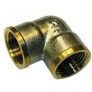Угольник латунь никель Ду 40 ВР Faro STC 5602