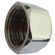 Заглушка латунь хром Ду 20 ВР Faro STC 5690