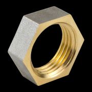 Контргайка латунь никель Ду 40 ВР 9020 ГОСТ 32585-2013 Aquasfera 9020-05