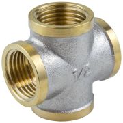 Крест латунь никель Ду 20 ВР 9011 ГОСТ 32585-2013 Aquasfera 9011-02