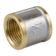 Муфта латунь никель Ду 25 9018 ГОСТ 32585-2013 Aquasfera 9018-03