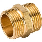 Ниппель латунь Ду 15 НР R189 Giacomini R189Y003