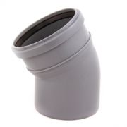 Отвод PP-H с раструбом серый HT HTB Дн 32х30гр б/нап в/к Ostendorf 110110