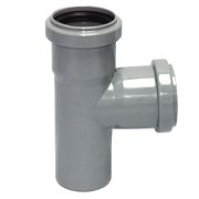 Тройник PP-H серый Дн 32х32х87гр б/нап в/к РосТурПласт 11424П