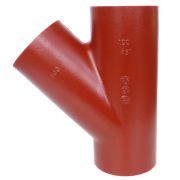 Тройник чугун SML Ду 75х75х45 б/растр FP PREIS 15554