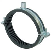 Хомут с резиновой прокладкой 4