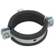 Хомут с резиновой прокладкой Ду 75-80 (2 1/2