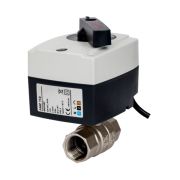 Кран шаровой латунный AMZ 112 Ду 32 ВР 2/поз эл/привод 230В Danfoss 082G5409