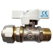 Кран шаровой латунный Faro 1227 Ду 3/4