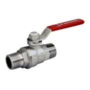 Кран шаровой латунный R253DL Ду 15 НР/НР рычаг Giacomini R253LX003