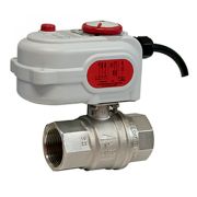 Кран шаровой латунный R276B Ду 40 ВР c эл/привод 24В Giacomini R276BX027