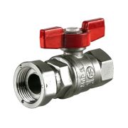 Кран шаровой латунный R752 Ду 15х20 ВР/«американка» бабочка Giacomini R752X003