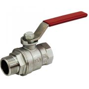 Кран шаровой латунный R854L Ду 25 ВР/НР полный проход рычаг Giacomini R854LX025